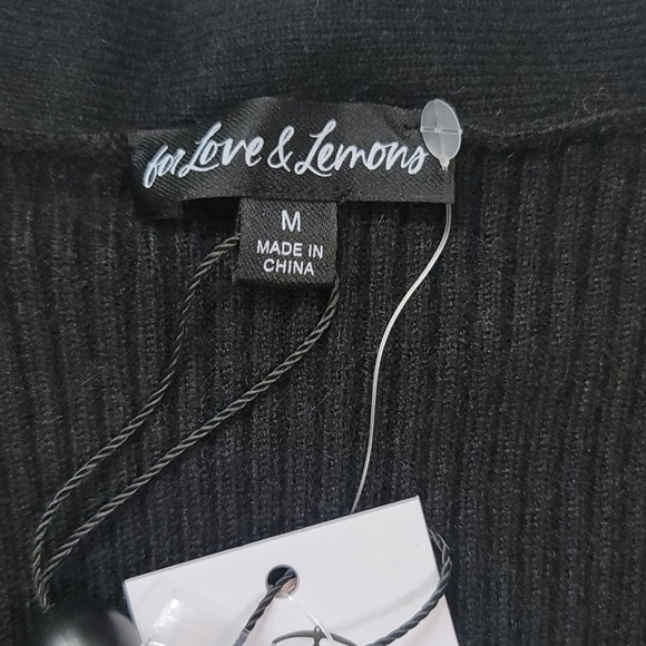 *** Sold ***  For Love and Lemons Nina Cardigan in Black - Picture 12 of 15
